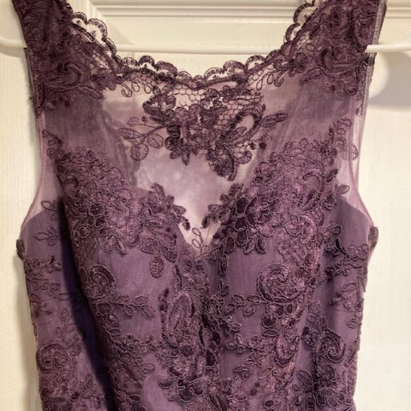 Azazie Elly Bridesmaids Dress in Plum Size A6 - Picture 11 of 16